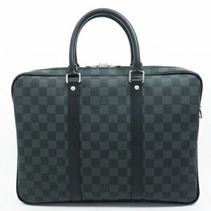 Louis Vuitton PDV Damier Graphite Black Business Bag Briefcase